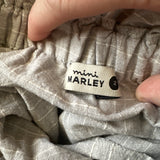 Mini Marley Steel Grey Check Playsuit