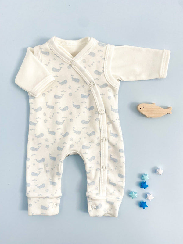 Tiny & Small – Ocean Blue Dungaree & Top Set