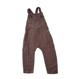 Jamie Kay Brown Cotton Overalls