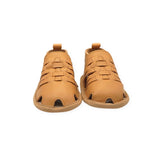Pretty Brave Tan Leather Sandals