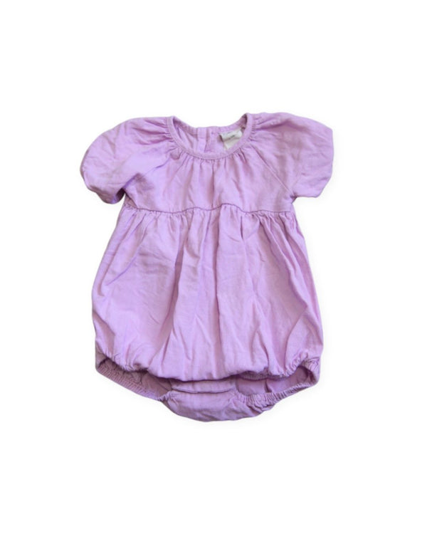 Kynd Baby Purple Puff Sleeve Playsuit