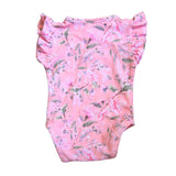 Snuggle Hunny Pink Floral Bodysuit