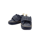 Seed Heritage Navy Leather & Canvas Sneakers