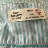 Zara Blue & White Stripe Shirt