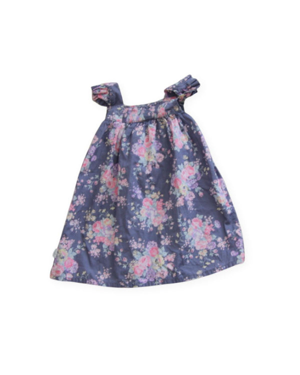 Toshi Navy Blue Sleeveless Floral Dress