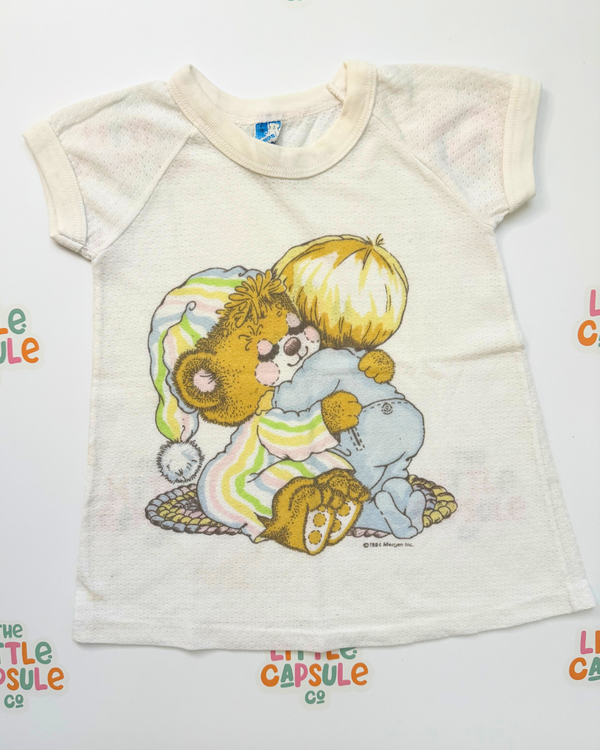 Vintage Bonds 1984 White Bear Cuddle Nighty