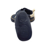 Seed Heritage Navy Leather & Canvas Sneakers