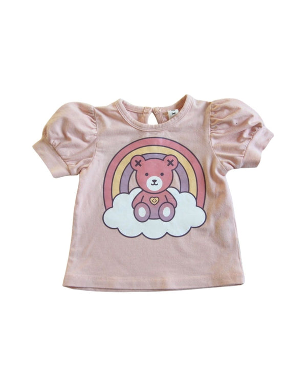 Huxbaby Pink Teddy Bear Top