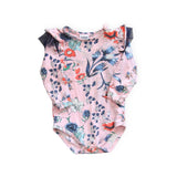 Cracked Soda Pink Floral Long Sleeve Romper