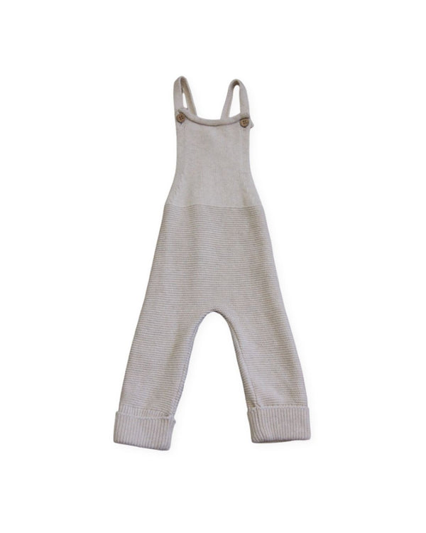 Jamie Kay Cream Knit Overalls
