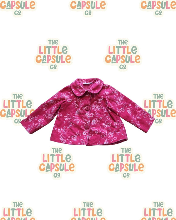 Ladybird Velour Swirl Pink Jacket