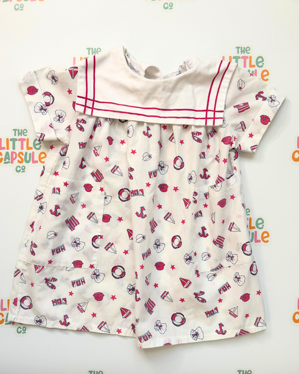 Vintage Australian-Made Nautical Boat Dress