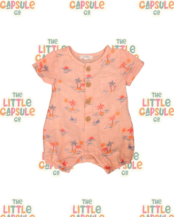 Purebaby Tropical Playsuit