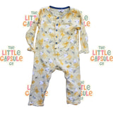 Peek Cotton Bumble Bee Long Sleeve Romper KL m