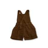 Jamie Kay Taupe Cotton Overalls