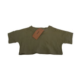 Worrn Olive Green Rib Tee