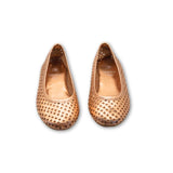 Carrément Beau Rose Gold Ballet Flats