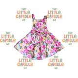 La Sienna Pink Pinny Dress
