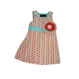 Oobi Dot Dress with Flower