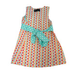 Oobi Dot Dress with Flower