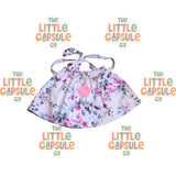 La Sienna Purple Floral Pinny