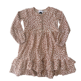 Kapow Kids Brown Ribbed Daisy Dress