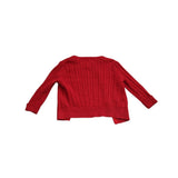 Ralph Lauren Red Cotton Knit Cardigan
