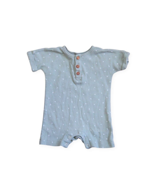 Quincy Mae Blue & White Stripe Playsuit