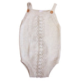 Jamie Kay White Knit Playsuit