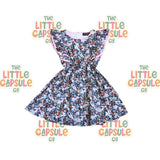 Rock Your Kid Navy Floral Dress