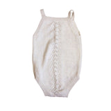 Jamie Kay White Knit Playsuit