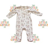 Nature Baby Cream Romper with Foxes