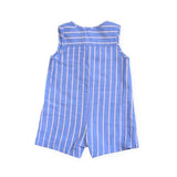 Purebaby Blue Stripe Playsuit