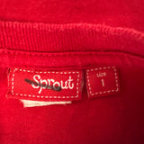 Sprout Red Cotton Tee