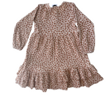 Kapow Kids Brown Ribbed Daisy Dress