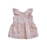 Rai & Co Pink Cotton Dress & Bloomer Set