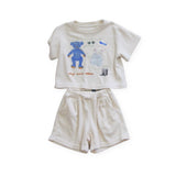 Monbebe Cream Terry Cloth Set