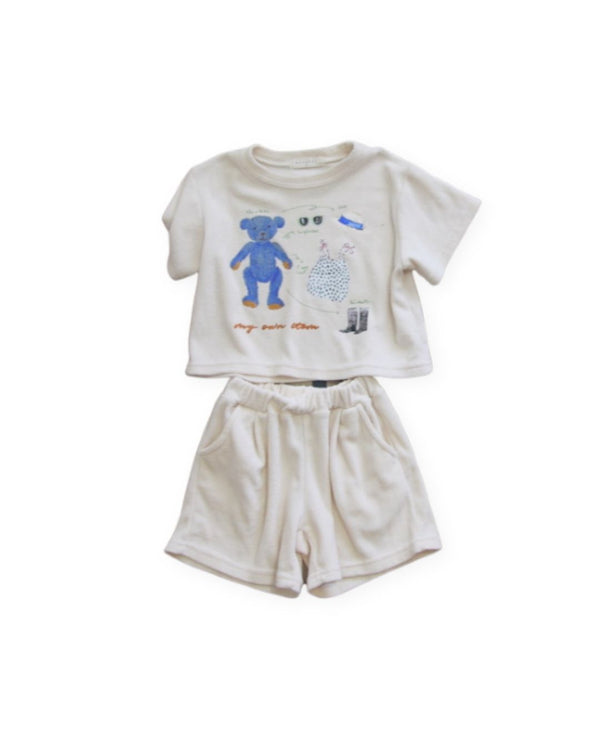 Monbebe Cream Terry Cloth Set
