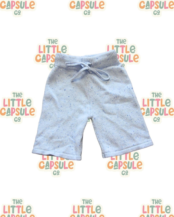 Ziggy Lou Blue Fleck Knit Pants