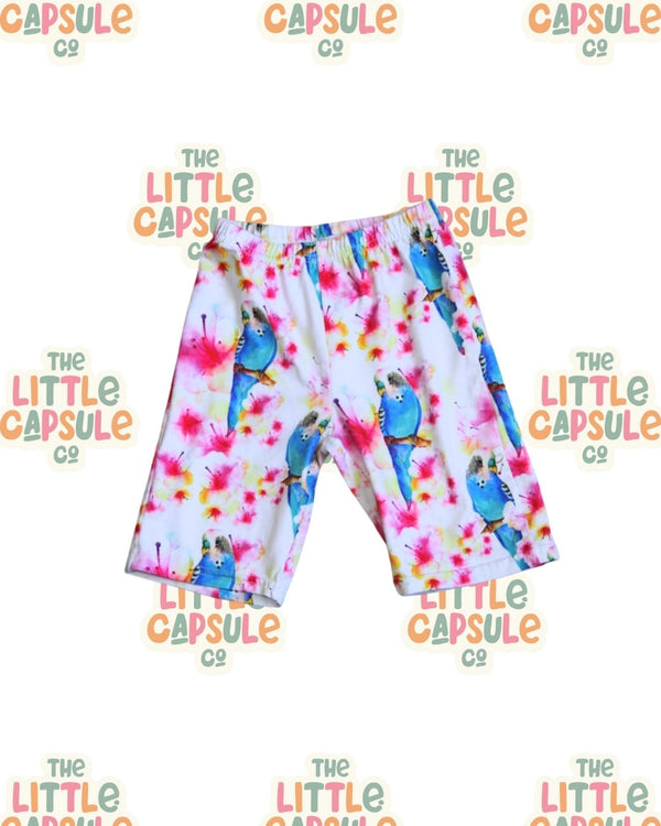 Cheeky Chickadee Budgie Bike Shorts