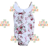 La Sienna Floral Bodysuit with Collar