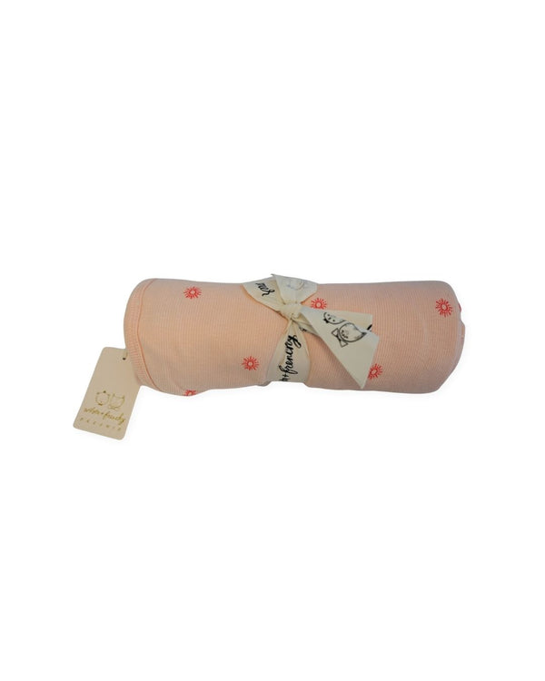 Wilson + Frenchy Pink Floral Swaddle