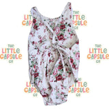 La Sienna Floral Bodysuit with Collar