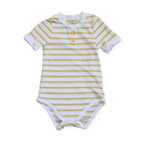 Two Darlings Yellow Stripe Bodysuit