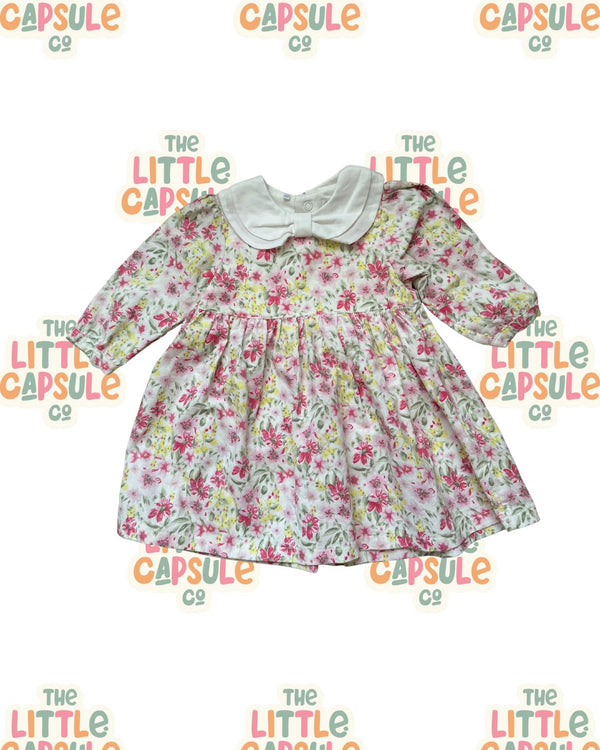 Emile et Rose Floral Long Sleeve Dress