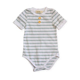 Two Darlings Green Stripe Bodysuit