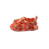 Seed Orange & White Check Baby Sandals