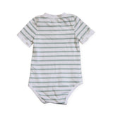 Two Darlings Green Stripe Bodysuit