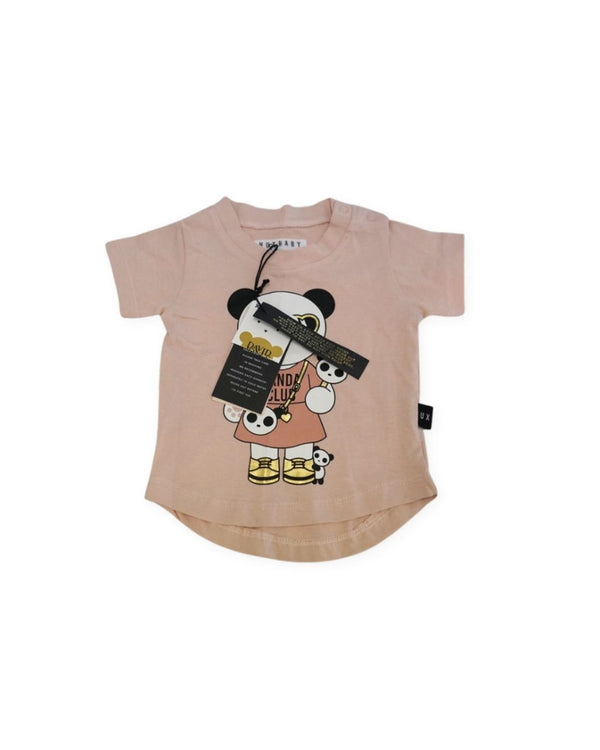 Huxbaby Pink Panda Club Tee