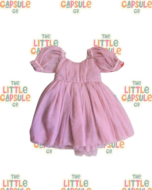 Arabella & Rose Dusty Pink Tulle Dress